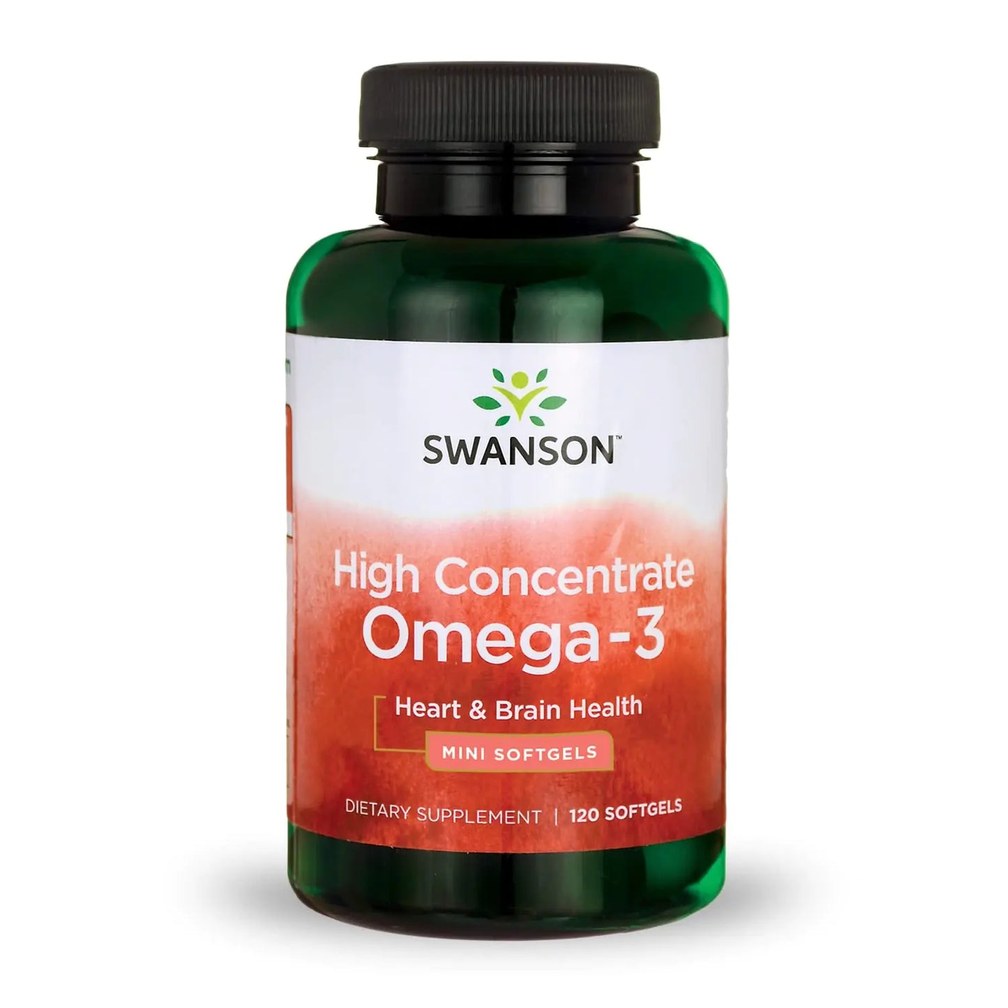 Swanson High Concentrate Omega-3 Fish Oil - Essential Fatty Acids - (120 Softgels 680mg Each)