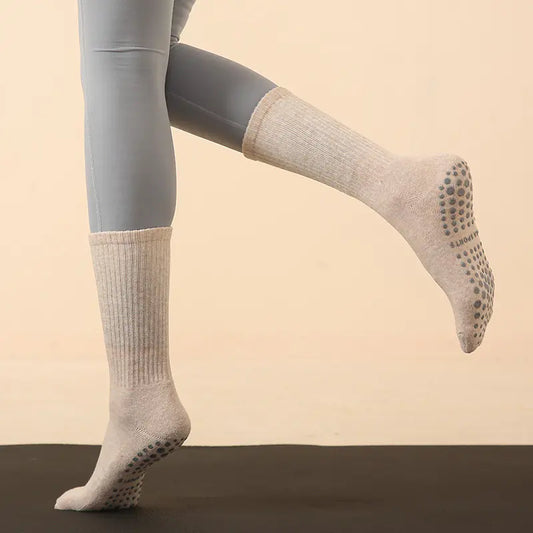Long Tube Yoga and Pilates Socks for Autumn and Winter
