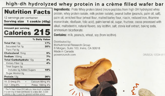 Power Crunch Protein Wafer Bars High Protein Snacks with Delicious Taste Peanut Butter Fudge 1.4 Ounce (12 Count)