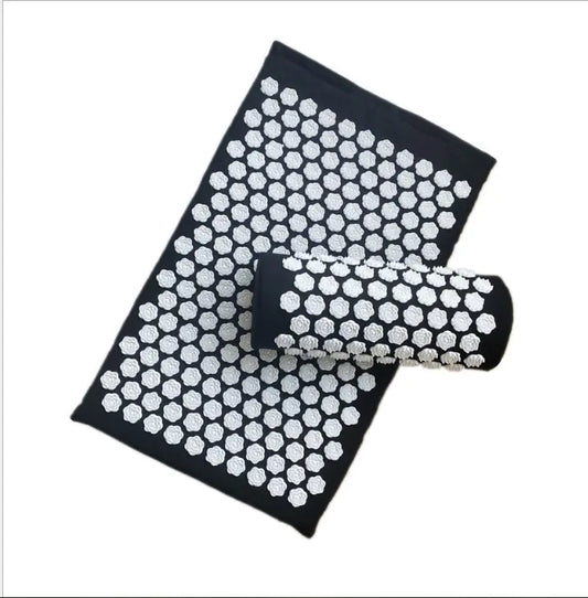 Acupuncture Massage Pad and Pillow Set with Yoga Mat
